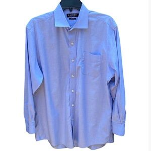 Lauren Ralph Lauren Slim Fit Stretch Non Iron Dress Shirt Men's 16.5 32/33